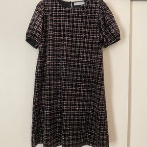 Zara Girl’s Velvet and Metallic Dress